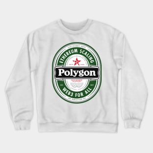 Polygon Beer Label Crewneck Sweatshirt